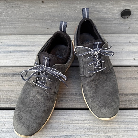 Johnston & Murphy XC4 Casual Navy Waterproof Oxfords with Tan Size 10.5M N - Picture 1 of 17